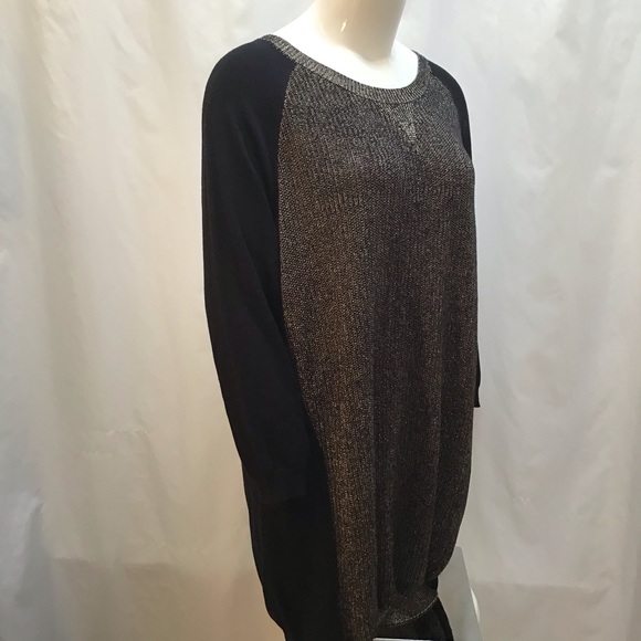 🆕NEW! Metallic Colorblock Sweater Dress - Picture 6 of 15